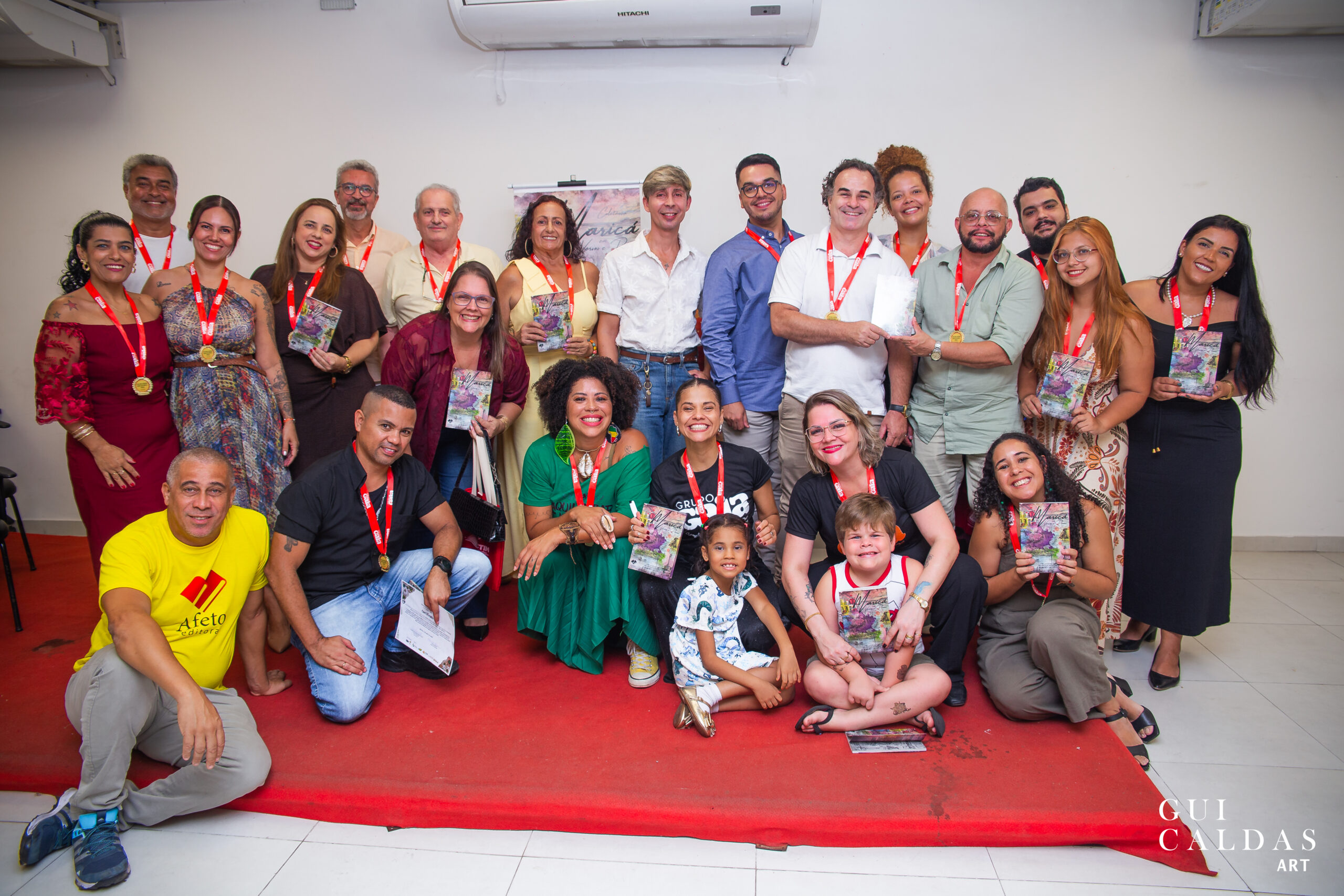 Premiação literária em evento da Afeto Editora
